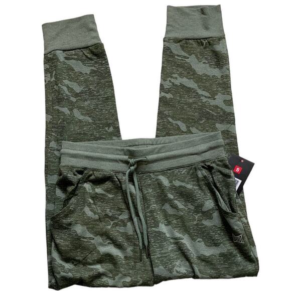 Tapout Camouflage Jogger Sweatpants Women's Size Small Drawstring Multicolor - Picture 3 of 10